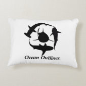 サメ枕 アクセントクッション (裏面)