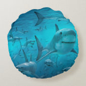 サメ枕 ラウンドクッション (裏面)