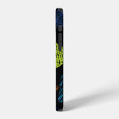 サメ柄 モダン ウルバン iPhoneケース (左側面)