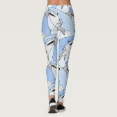 サメ模様のレギンス レギンス (裏面)