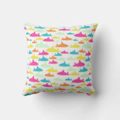 サメ模様 クッション (裏面)