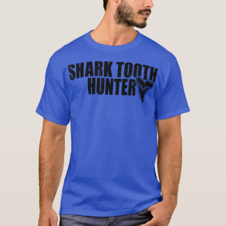 サメ歯ハンターシャーク古生物学の歯のハンチン Tシャツ