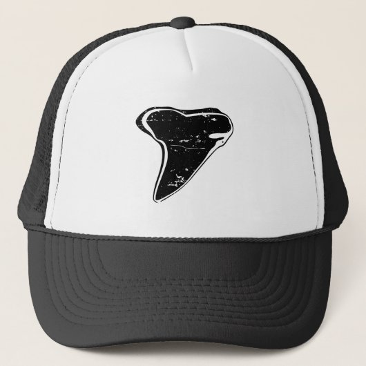 サメ歯化石ビーチ帽子 キャップ (正面)