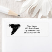 サメ歯差出人住所シール ラベル (インサイチュ)