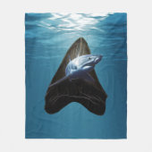 サメ歯海 フリースブランケット (正面)