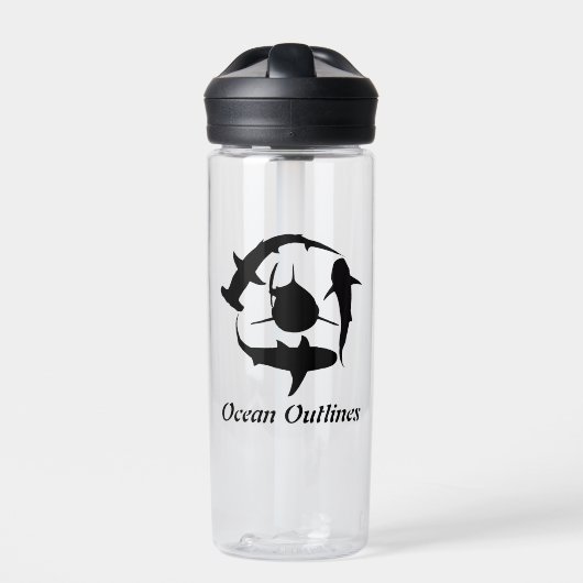 サメ水瓶 ウォーターボトル (正面)