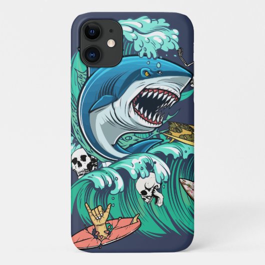 サメ波 Case-Mate iPhoneケース (裏面)