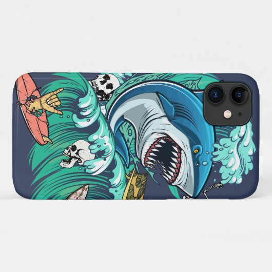 サメ波 Case-Mate iPhoneケース (裏面(横))