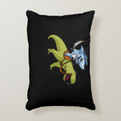 サメ海賊乗りTレックス恐竜 アクセントクッション (正面(垂直))