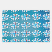 サメ男の赤ちゃんまたは女の子の誕生日パーティー ラッピングペーパーシート (正面2)