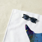 サメ礁 ビーチタオル (インサイチュ)