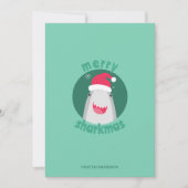 サメ種クリスマス シーズンカード (正面)