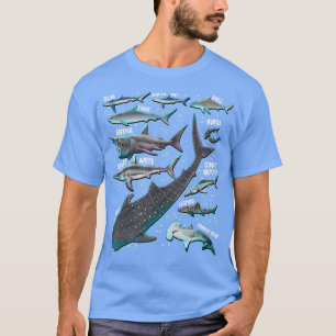 サメ種シャークギフトサメ顔ティマリンB Tシャツ