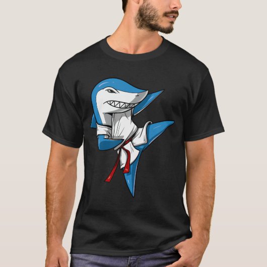 サメ空手忍者 Tシャツ (正面)