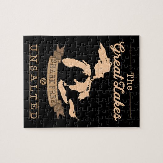 サメ素晴らしの無塩ミシガン贈り物を焼く ジグソーパズル (横)