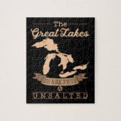 サメ素晴らしの無塩ミシガン贈り物を焼く ジグソーパズル (縦)