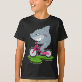 サメ自転車 Tシャツ