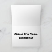 サメ誕生日カード カード (内部)