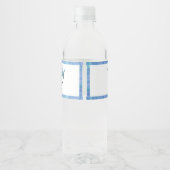 サメ誕生日シャーク攻撃 ペットボトルラベル (裏面)