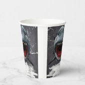 サメ誕生日シャーク攻撃 紙コップ (右)