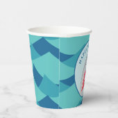 サメ誕生日パーティー 紙コップ (右)