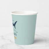 サメ誕生日パーティー 紙コップ (左)