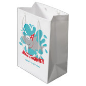 サメ誕生日抱き枕 ミディアムペーパーバッグ (裏面アングル)