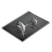 サメ野生生物威厳のある自然壁紙 ノートブック (左側)