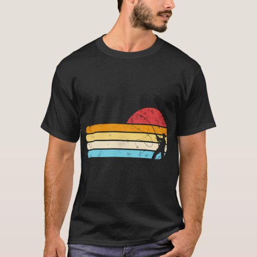 サメ釣り魚用ランディングネット Tシャツ (正面)