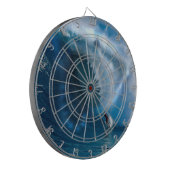 サメ顔サーファー海ブルースカイ ダーツボード (正面左)