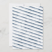 サメ風の誕生日パーティーのサメバッシュ 招待状 (裏面)