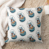 サメ食べ物のピザ |白い素晴らし一口ジャワソーム クッション (ブランケット)