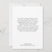 サメ食べ物のピザ |白い素晴らし一口ジャワソーム 招待状 (裏面)