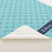 サメ餌 |パーソナライズされた | シェルパブランケット (3/4)