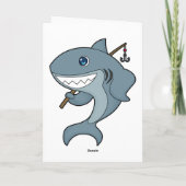 サメ魚釣りフィッシャーフィンシングロッド カード (裏面)