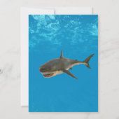 サメ　あなたも参加して　子供の誕生日 招待状 (裏面)