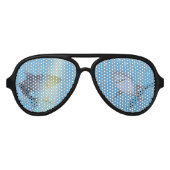 サメ アビエーターサングラス (正面)