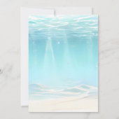 サメ アンダーザシー ベイビーシャワー 招待状 (裏面)