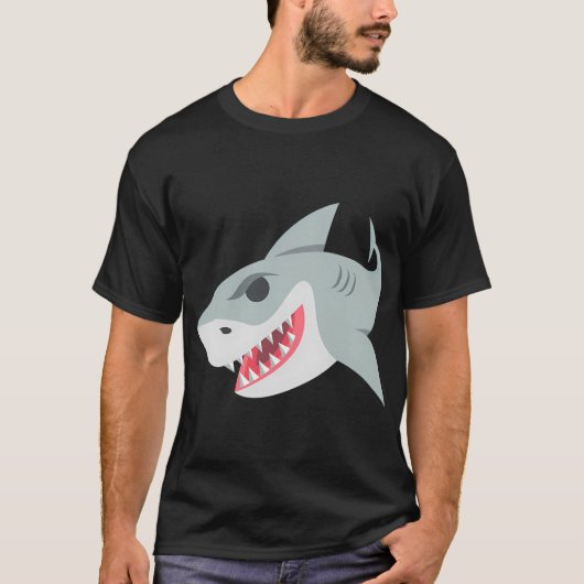 サメ グラフィック デザイン イラスト 私の精神 自然 Tシャツ (正面)