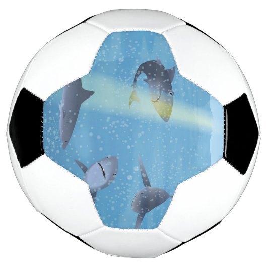 サメ サッカーボール (回転)