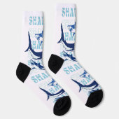 サメ，サメ，サメ，サメ，スタイル ソックス (右)