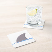 サメ スクエアペーパーコースター (インサイチュ)