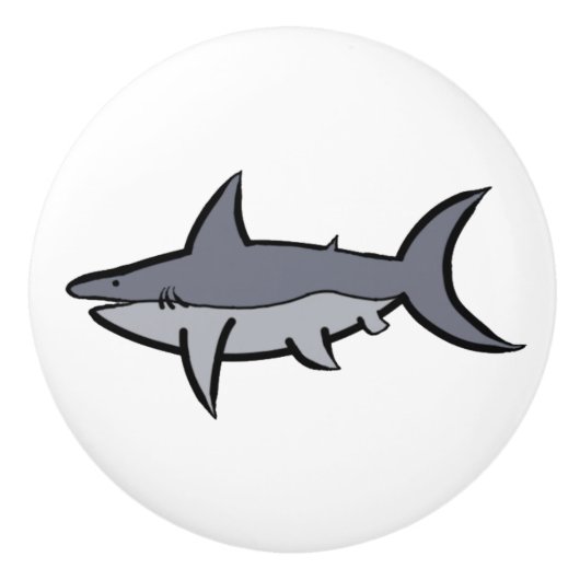 サメ セラミックノブ (正面)