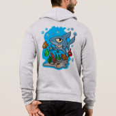 サメ パーカ (裏面)