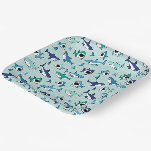 サメ ペーパープレート (傾斜あり)