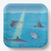 サメ ペーパープレート (正面)