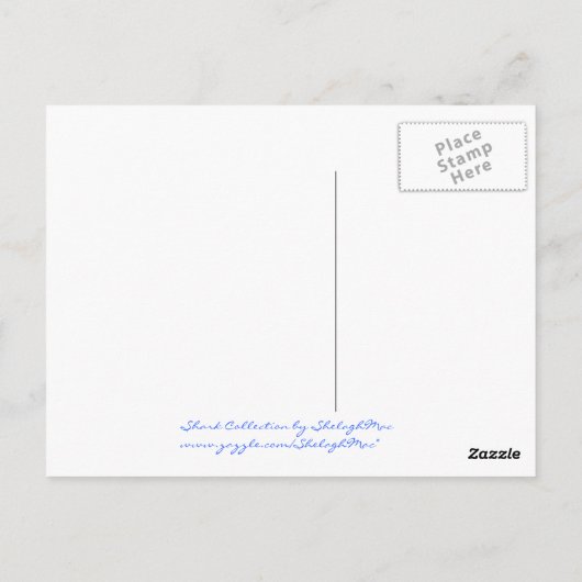 サメ ポストカード (裏面)