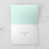 サメ！マンゴーで挨拶 カード (内部)