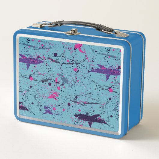 サメ メタルランチボックス (正面)