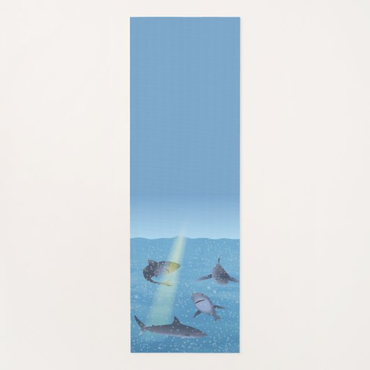 サメ ヨガマット (正面)